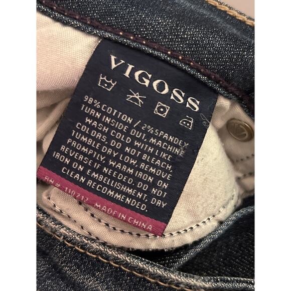 VIGOSS the Jagger dark skinny jeans waist 25 length 31 98% cotton 2% spandex - Picture 7 of 7